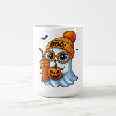 Niedlich-Bougee-Ghost-Halloween Kaffeetasse (Mittel)