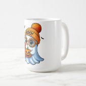 Niedlich-Bougee-Ghost-Halloween Kaffeetasse (VorderseiteRechts)