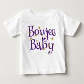 Niedlich Boujee Baby Lila Baby T-shirt (Vorderseite)
