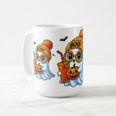 Niedlich Boujee Ghost Kaffeetasse (Vorderseite Links)