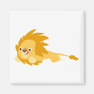 Niedlich Bouncy Cartoon Lion Magnet