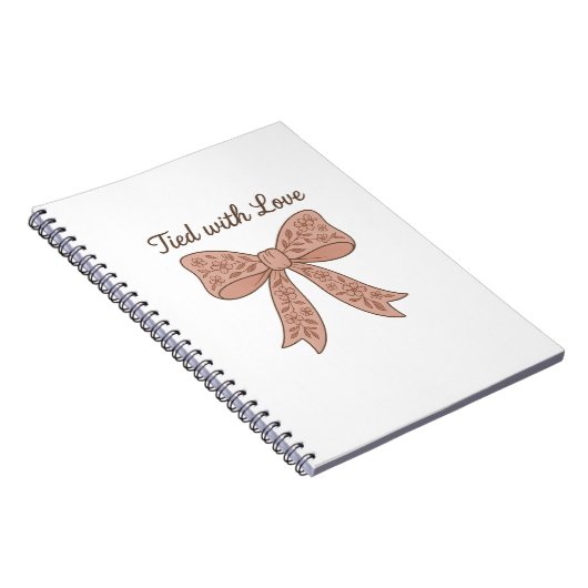 Niedlich Bow Journal Notizblock (Rechte Seite)