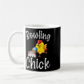 Niedlich Bowling Chick Funny Bowler Bowl Game Enth Kaffeetasse (Links)