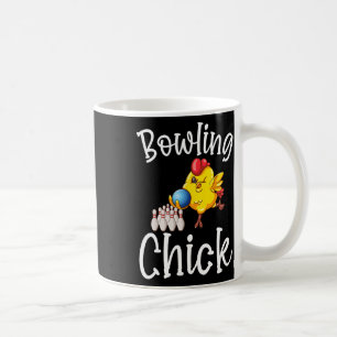 Niedlich Bowling Chick Funny Bowler Bowl Game Enth Kaffeetasse