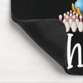 Niedlich Bowling Chick Funny Bowler Bowl Game Enth Mousepad (Ecke)
