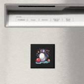 Niedlich Bowling Penguin Magnet (In Situ (Geschirrspüler))