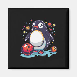 Niedlich Bowling Penguin Magnet