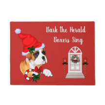 Niedlich Boxer Dog Weihnachten