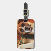 Niedlich Boxer Gepäckanhänger (Vorderseite vertikal)