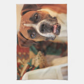 Niedlich Boxer Handtuch (Vertikal)