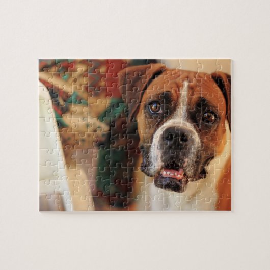 Niedlich Boxer Puzzle (Horizontal)
