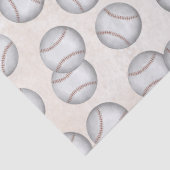 Niedlich Boy Birthday Baseball Pattern Seidenpapier (Detail)