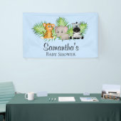 Niedlich Boy Blue Baby Dusche Safari Jungle Banner (Messeveranstaltung)