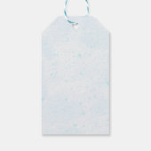 Niedlich Boy Blue Kinderzimmer Baby Dusche Geschenkanhänger (Rückseite)