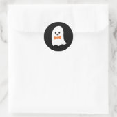 Niedlich Boy Ghost Runder Aufkleber (Tasche)