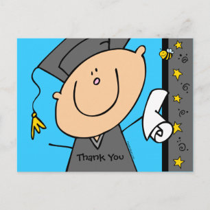 Niedlich Boy Grad Custom Postkarte