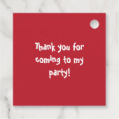 Niedlich Boy Pirate Party Geschenkanhänger (Rückseite)