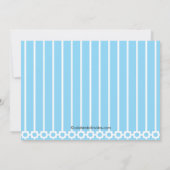 Niedlich Boy Robot Geburtstagsparty Einladung (Rückseite)