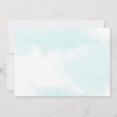 Niedlich Boy's Airplane Thema 1. Geburtstag Party  Einladung (Rückseite)