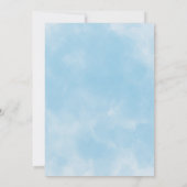 Niedlich Boys Cowboy Baby Dusche Einladung (Rückseite)