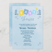 Niedlich Boys Cowboy Baby Dusche Einladung (Vorne/Hinten)