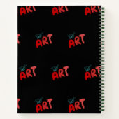 Niedlich Boys Custom Robot Coloring Sketchbook Notizblock (Rückseite)