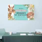 Niedlich Boys Wild One Jungle Birthday Party Banne Banner (Messeveranstaltung)