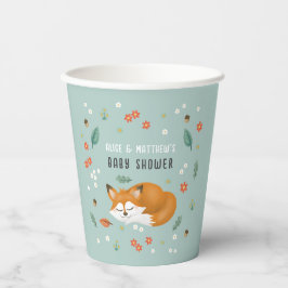 Niedlich Boys Woodland Fox Kinderdusche Pappbecher