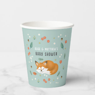 Niedlich Boys Woodland Fox Kinderdusche Pappbecher