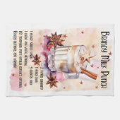 Niedlich Brandy Milk Punch Weihnachtsgetränk Rezep Geschirrtuch (Horizontal)