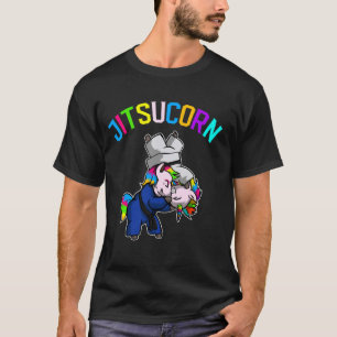 Niedlich-Brasilianer Jiu Jitsu Jitsucorn Unicorn T-Shirt