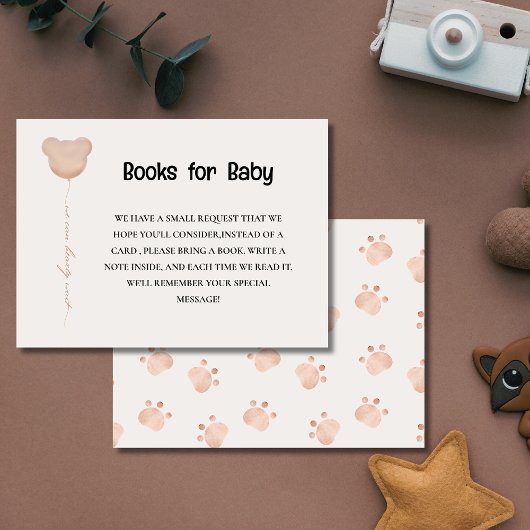 Niedlich braun können wir frühzeitig abwarten Baby Begleitkarte