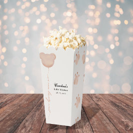 Niedlich braun können wir frühzeitig abwarten Baby Geschenkschachtel