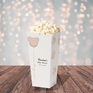 Niedlich braun können wir frühzeitig abwarten Baby Geschenkschachtel