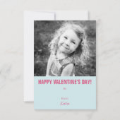 Niedlich-Braunbär-Foto Valentine Einladung (Rückseite)