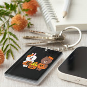 Niedlich-Braunbär-Konion Kaninchenduft Pumpkin Schlüsselanhänger (Vorderseite rechts)