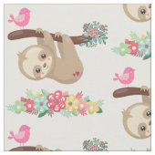 Niedlich-braune Fahne, die das Muster auf den Kopf Stoff (Nahaufnahme)