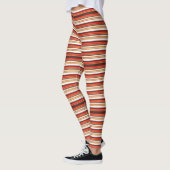 Niedlich-braune Streifen Leggings (Links)