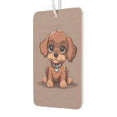 Niedlich-brauner Welpe Autolufterfrischer (Links)