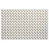 Niedlich-braunes Druckmuster Stoff (Yard (91,4 cm))