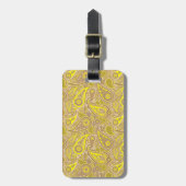 Niedlich-braunes Paisley-Muster Case-Mate iPhone Gepäckanhänger (Vorderseite vertikal)
