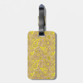 Niedlich-braunes Paisley-Muster Case-Mate iPhone Gepäckanhänger (Rückseite vertikal)