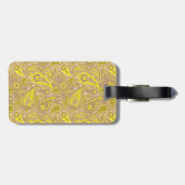 Niedlich-braunes Paisley-Muster Case-Mate iPhone Gepäckanhänger (Rückseite horizontal)