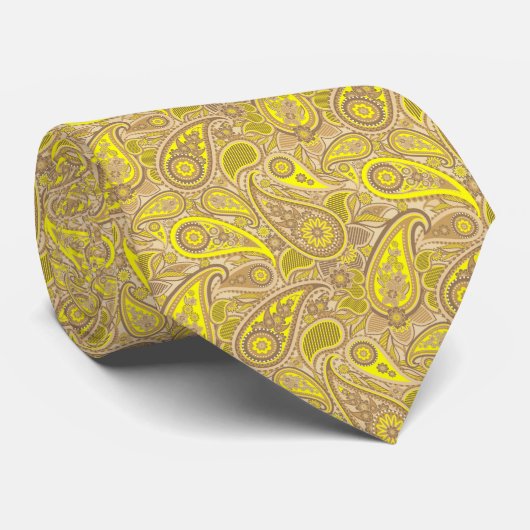 Niedlich-braunes Paisley-Muster Case-Mate iPhone Krawatte (Gerollt)