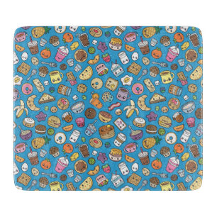 Niedlich Breakfast Food Schneidemaschine Schneidebrett