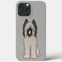 Niedlich Briard Cartoon Dog
