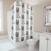 Niedlich Briards Muster Duschvorhang (Beispiel)