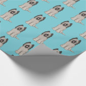 Niedlich Briards Muster Geschenkpapier (Ecke)