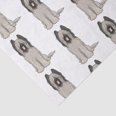 Niedlich Briards Muster Seidenpapier (Ausschnitt)