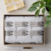 Niedlich Briards Muster Seidenpapier (Geschenk)